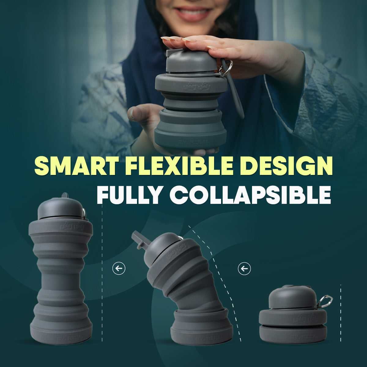 Portable Foldable Spray Shattaf – 600ml Handheld Travel Bidet Bottle | Easy to Use, Compact & Leak-Proof Design | Eco-Friendly Hygiene Solution for Home, Office & Travel