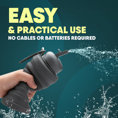 Portable Foldable Spray Shattaf – 600ml Handheld Travel Bidet Bottle | Easy to Use, Compact & Leak-Proof Design | Eco-Friendly Hygiene Solution for Home, Office & Travel