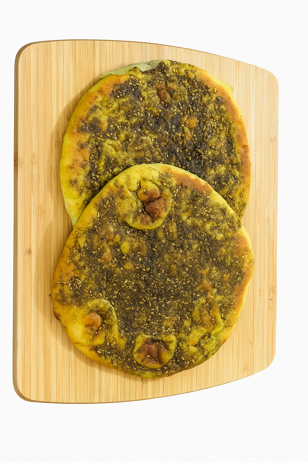 Phoenicia Fresh Zaatar Bread Baked With Thyme & sesame, Large 2pcs, 12oz, (340g)