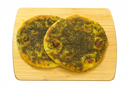 Phoenicia Fresh Zaatar Bread Baked With Thyme & sesame, Large 2pcs, 12oz, (340g)