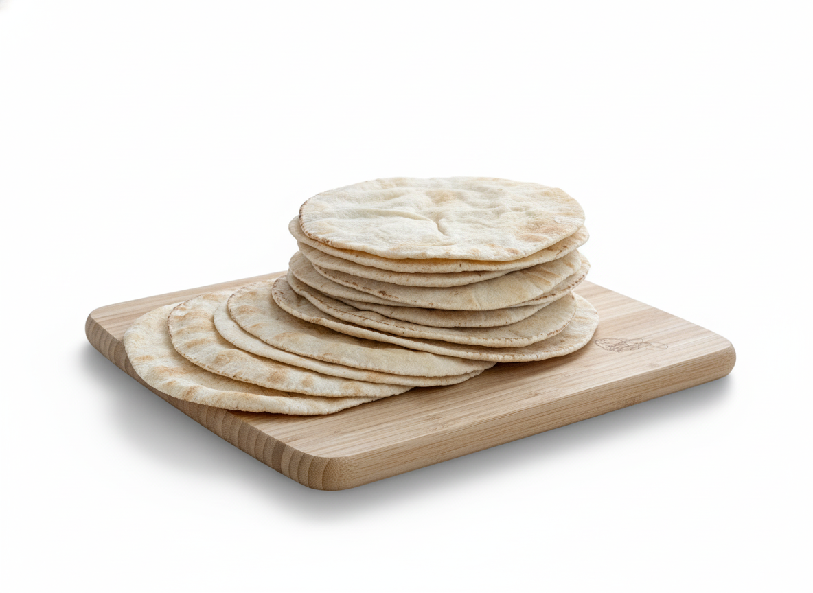 Phoenicia Pita Puff Fresh White Bread, Medium 9pcs, 20oz, (567g)