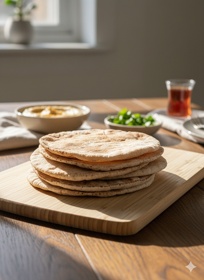 Phoenicia Pita Pocket Fresh Whole Wheat Bread, Small 12pcs