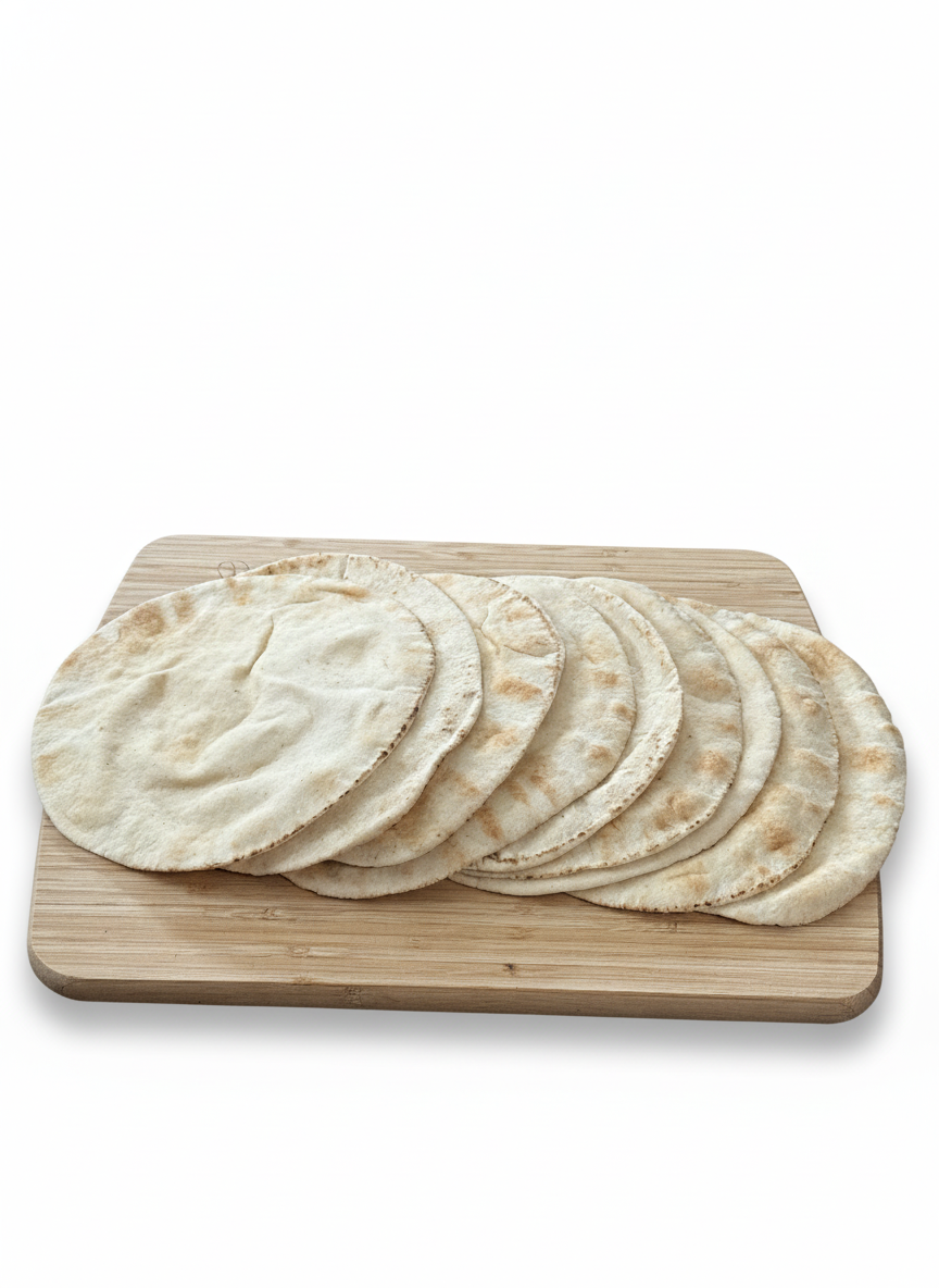 Phoenicia Pita Puff Fresh White Bread, Medium 9pcs, 20oz, (567g)
