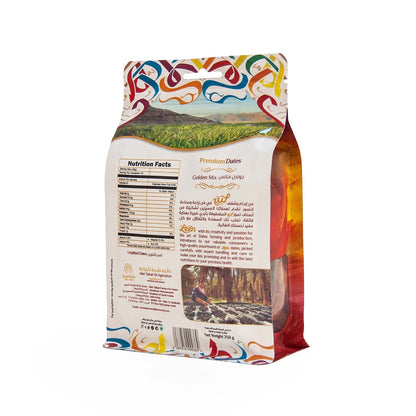 Leen Golden Mix Premium Dates –  Resealable Zipper Pouch | Luxury Mixed Saudi Dates from Al-Madinah Al-Munawarah | Natural, Nutritious & Delicious