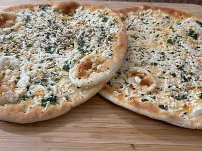 Phoenicia Herbed Akawi Cheese Bread – 2 Pieces (411g Total) | Authentic Middle Eastern Flatbread with Akawi Cheese & Herbs | Fresh Baked