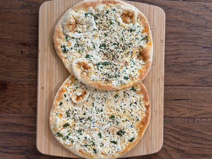 Phoenicia Herbed Akawi Cheese Bread – 2 Pieces (411g Total) | Authentic Middle Eastern Flatbread with Akawi Cheese & Herbs | Fresh Baked