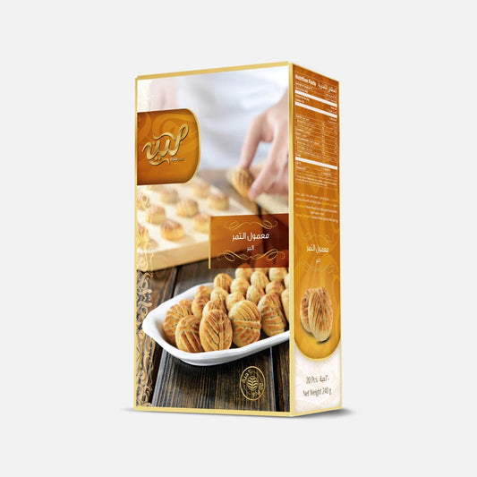 Leen Whole Wheat Date Maamoul – 240g | Traditional Pastry with Natural Date Filling | Rich, Nutty Flavor & Soft Crumbly Texture | Healthier Dessert with No Preservatives