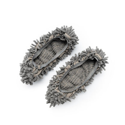 Microfiber Cleaning Slippers – Multi-Purpose Mop Shoes for Dust & Wet Surfaces | One Size Fits All | Reusable, Machine Washable, Non-Slip House Cleaning Slippers – Easy & Fun Floor Cleaning